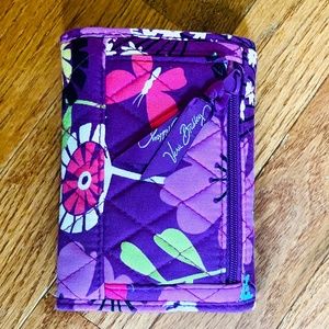 NWT Vera Bradley euro Wallet -Flutterby (rare /retired hard to find print)